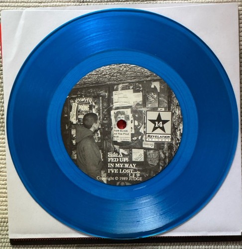 Judge New York Crew from Revelation Recs. on Blue Vinyl First Press - Picture 3 of 6