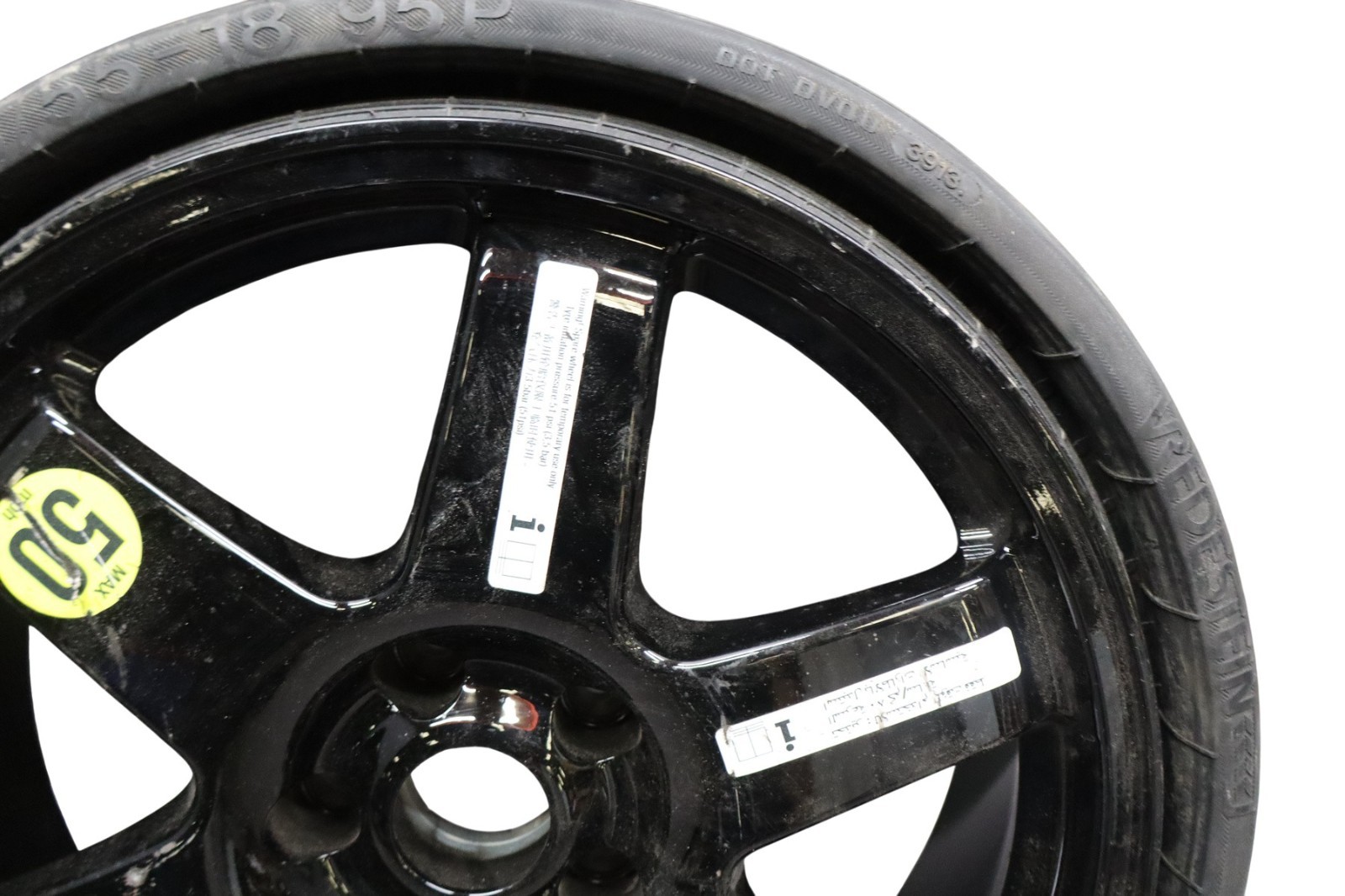 14-22 Maserati Ghibli M157 Emergency Spare Tire Alloy Wheel Donut Rim 18 18" Oem