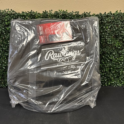 Rawlings Soft Side Baseball Softball Ball Bucket Bag - Schwarz/Grau - Bild 1 von 4