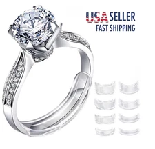 Ring Sizer Adjuster Set Easy Clip Guards Spacers Loose Ring Tighteners 1–10mm