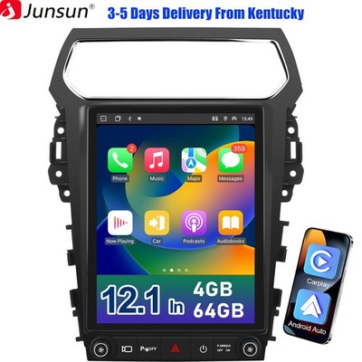 For Ford Explorer 2011-2019 12.1''Android14 Tesla style Car Stereo Radio GPS Navi