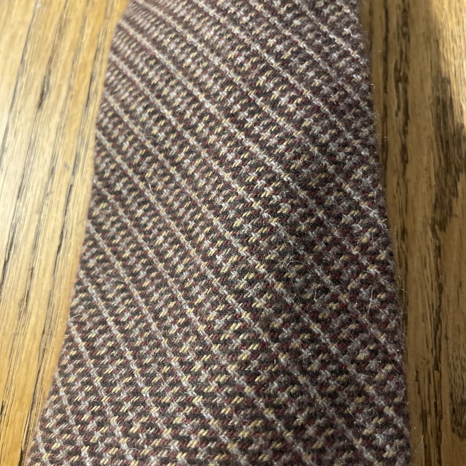 Corbata gruesa 100 % cachemir Luciano Barbera usada en excelente estado para hombre de diseñador hecha en Italia Foto 3 de 4