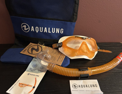 Aqua Lung Junior Mask Combo Junior Snorkel & Mask Set with Bag - Picture 1 of 1