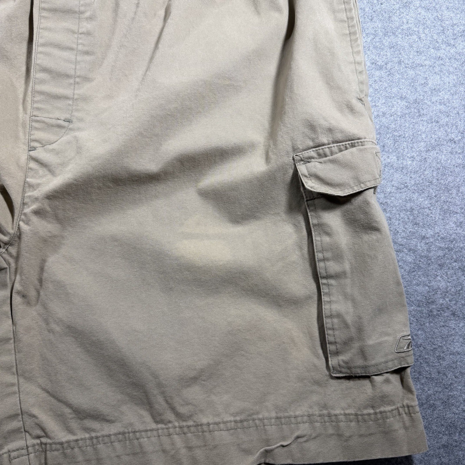 Reebok Cargo Shorts Mens 3XL Tan Drawstring Utility Cotton Outdoor Relaxed VTG thumbnail 8
