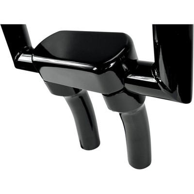 LA Choppers Black 5-1/2'' Risers with  Solid Top LA-7442-05B