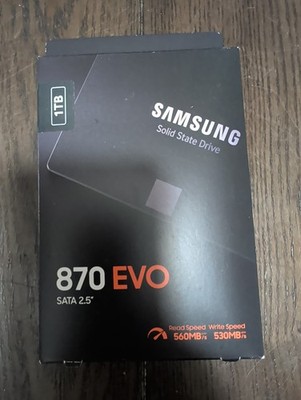 Samsung 870 EVO 1TB, 2.5 inch Internal SSD - ‎MZ-77E1T0B/AM for