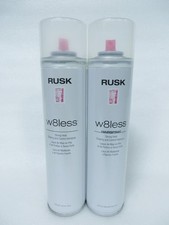 RUSK W8LESS STRONG HOLD HAIRSPRAY 10 OZ Lot of 2 Original Formula 