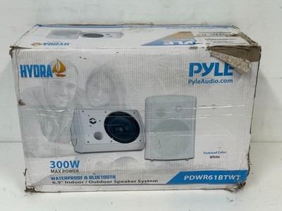 Pyle 6.5 Inch Wall Mount Waterproof Speaker System - PDWR61BTWT