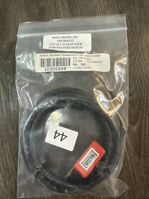 NEW MAXI-TRONIC INC FLATPACK 170° N/C 2C TEMPERATURE SWITCH LUG