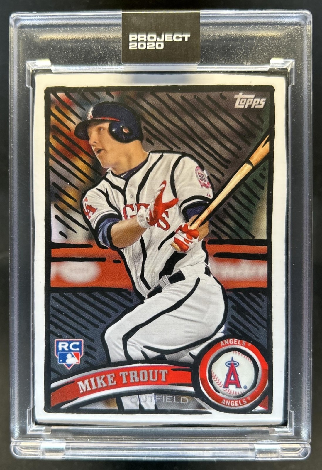 2020 Topps Project Mike Trout RC Rookie #207 Angels