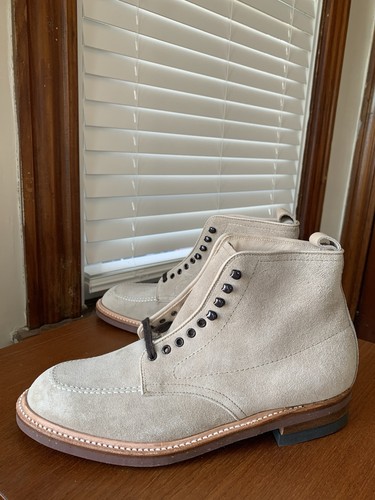 NEW w BOX | ALDEN 8.5D MILKSHAKE SUEDE INDY BOOTS NEOCORK SOLE 8.5 D 2 - Picture 2 of 12