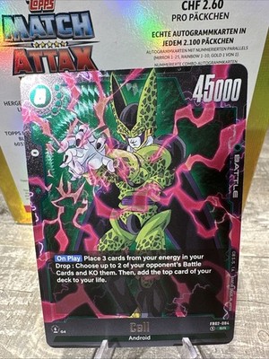 Dragonball Super Fusion World Blazing Aura Cell FB02-084 SR Eng NM Near Mint