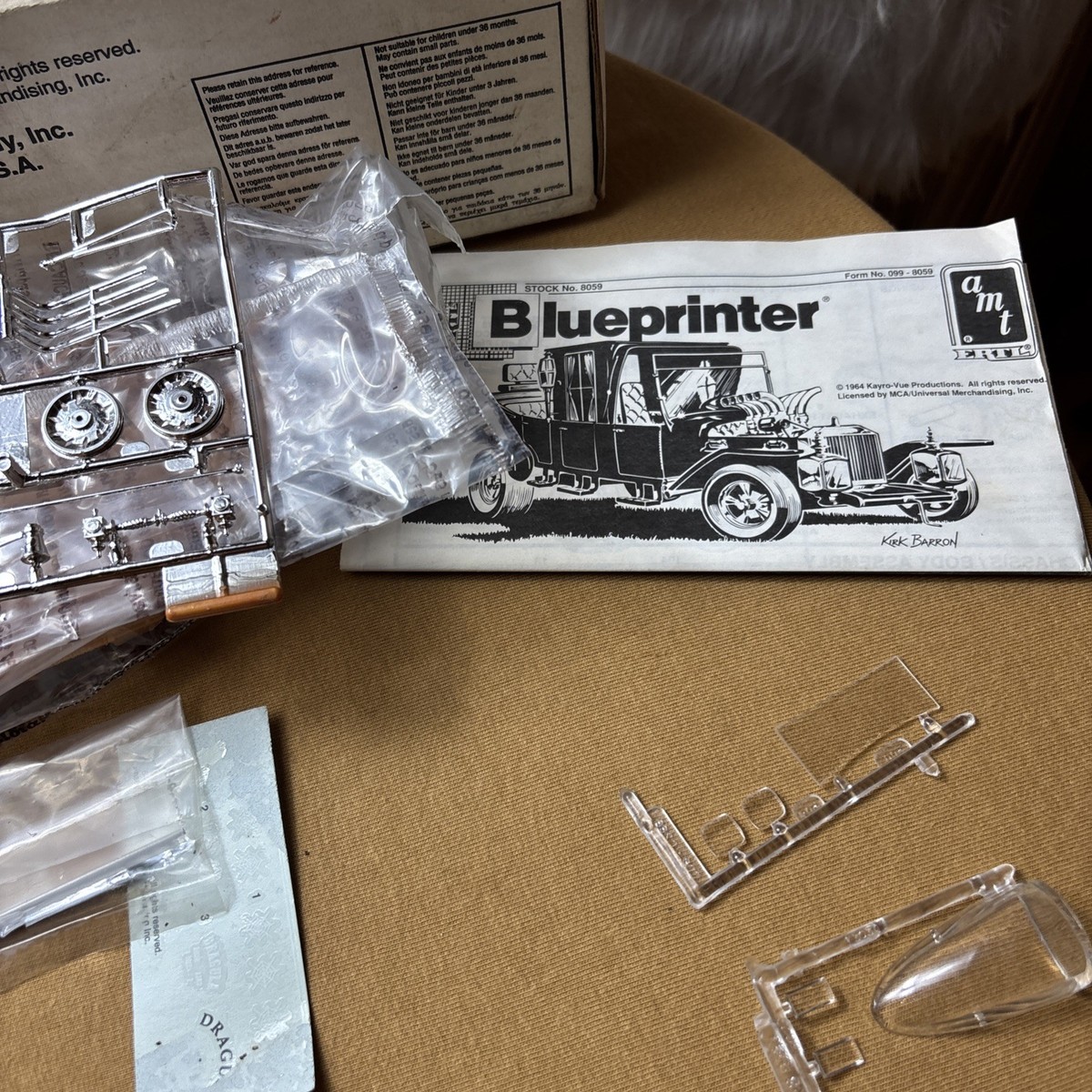 AMT Blueprinter The Munsters 1/25 Scale Kit #8059 Munster Koach