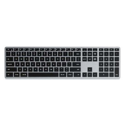 Tastatur SLIM X3 Bluetooth USB-C QWERTY mit Hintergrundbeleuchtung und Ziffernblock