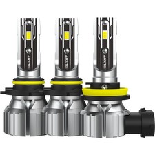 AUXITO 6/12x 9005 9006 H11 LED Combo Headlight Kit Bulbs White Kit High Low Beam