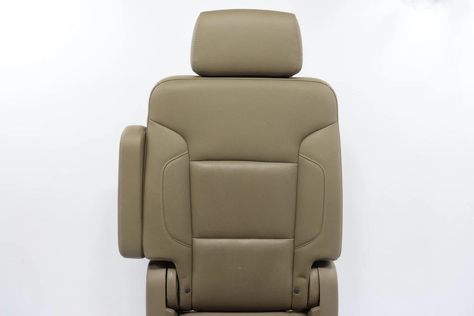 2017 - 2018 CHEVROLET SUBURBAN REAR LEFT DRIVER SIDE 2ND ROW SEAT OEM BEIGE_H2Y — 第 2/4 张图片
