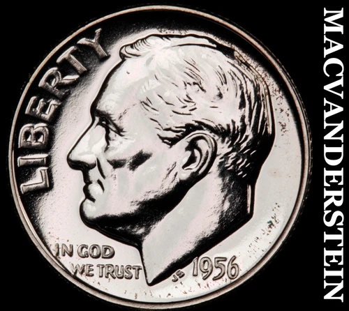 1956 Roosevelt Dime- Choice Gem Proof Luster #i2040