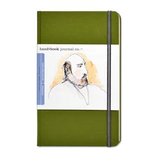 Travelogue Drawing Book, Large Portrait 8-1/4 x 5-1/2, Cadmium  Kitchen