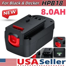 NEW for Black and Decker HPB18 18Volt 8.0Ah Battery HPB18-OPE 244760-00A