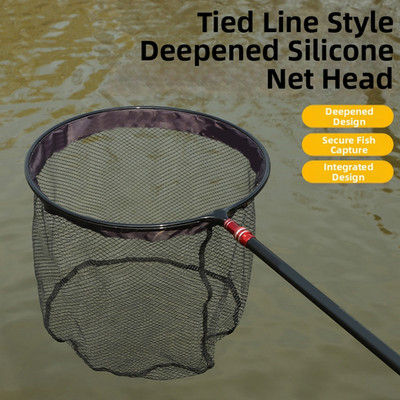 Deepening Fishing Net with Carbon-Aluminum Frame: Perfect for Night Fishing!