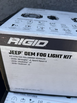 #ad #ad RIGID Industries 37106 Led for light kit for 2018 Rubicon bumper JL JT $600.00
