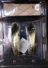 Kirsch Holdbacks Tiebacks Scarf/Swag Holders Drapery Gold Toned Metal 6” NIP