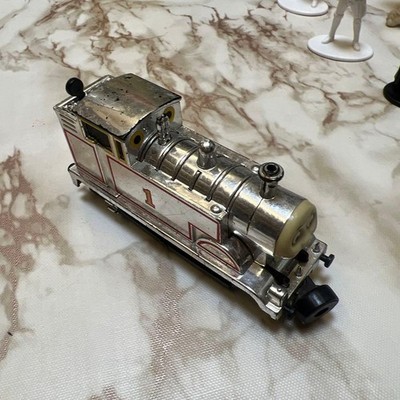 Thomas the Tank Engine Silver Steam Locomotive No1 Toy Model Collectible