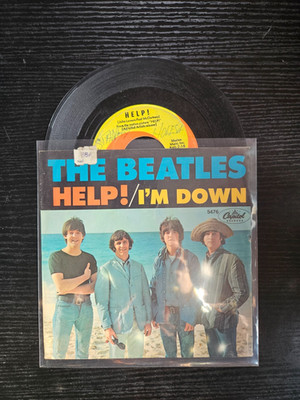 The Beatles-Help!/I'm Down 1965 Picture Sleeve/45 Scranton