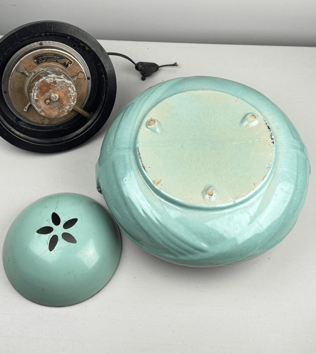 Vintage Zanesville Walton Ceramic Pottery Humidifier Atomic UFO MCM Beautiful