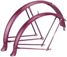 26" Fender Set Flared Standard Balloon 80mm Metallic Pink