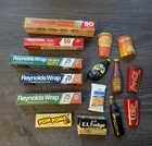 Vtg Lot Of 15 80s Mod Realistic Food Kitchen Magnets Coke EL Fudge Reynolds Wrap