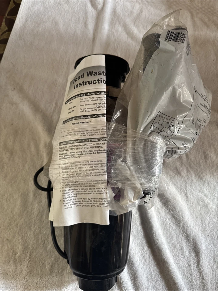 Perfect Grind Mountain Plumbing 1/4 HP DURABLE STRONG Batch Feed Waste Disposal - Image 2 of 4