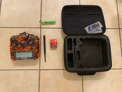 FrSky Taranis X9D Plus  Radio Transmitter with R9 Module, Case (broken switch)