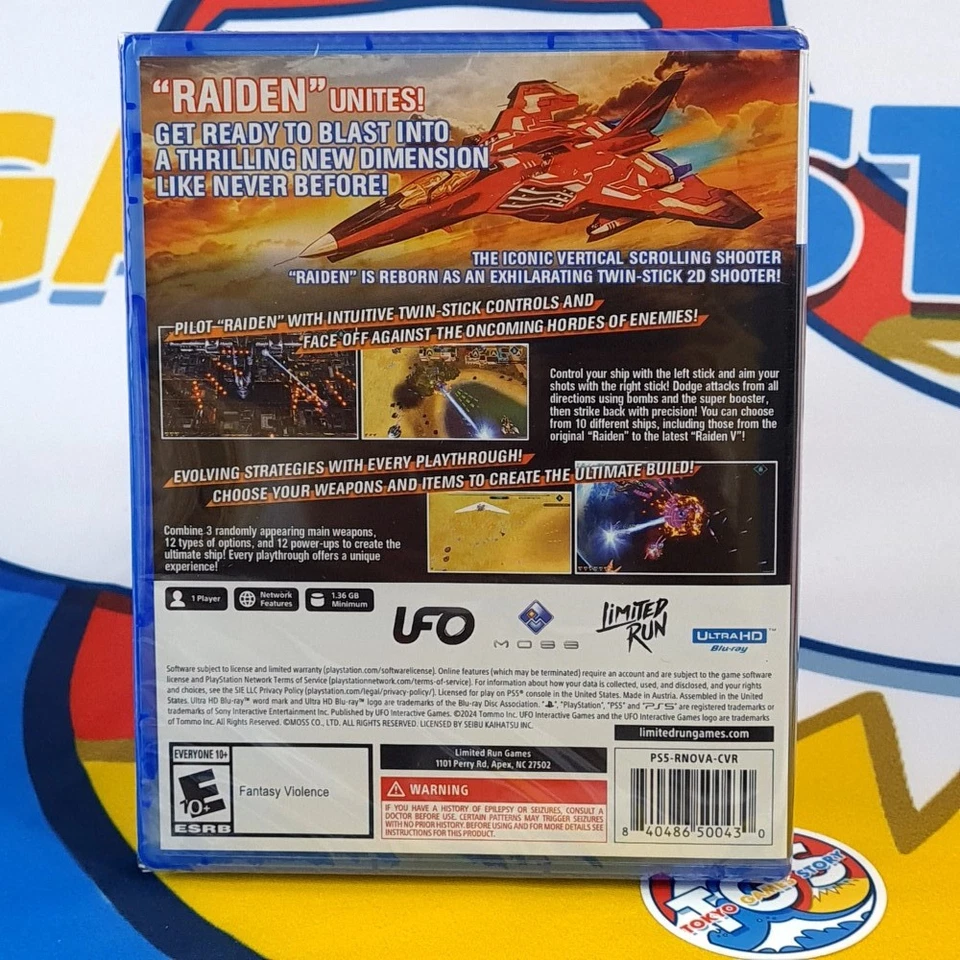 Raiden NOVA PS5 US Physical Game Cover in English [Multi-Language/Action Shootin - Image 3 of 4