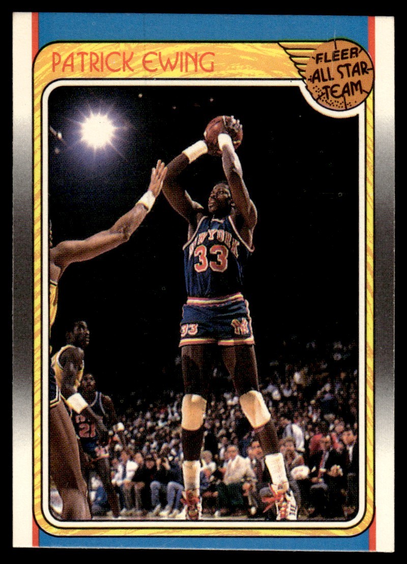 1988-89 FLEER ALL STAR TEAM PATRICK EWING #130