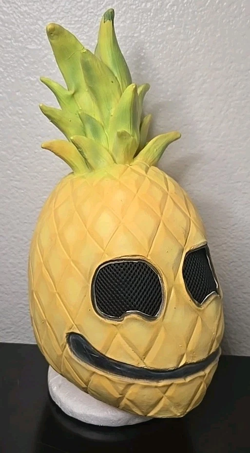 Pineapple Fruit Latex Mask, Cosplay Latex Halloween Prop Head Piece - Image 2 of 4