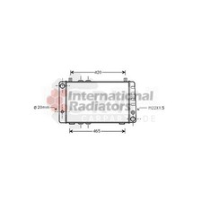 Radiateur Skoda FAVORIT