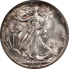 1946 Gem BU Walking Liberty Half Dollar, Lustrous, Colorful Toned, Start 99c NR!