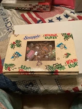Brand New Collectible Snapple Christmas Lights Vintage Holiday 1995