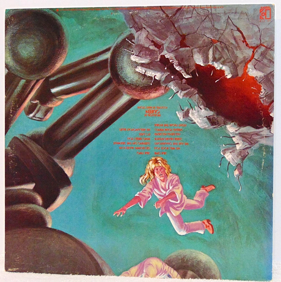 Queen - News of the World - 1977 Elektra 6E-112 Rock Vinyl LP Record Album - Image 2 of 4