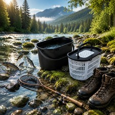 Aerated Catch Container Large Capacity Portable Fishing Container Aerator