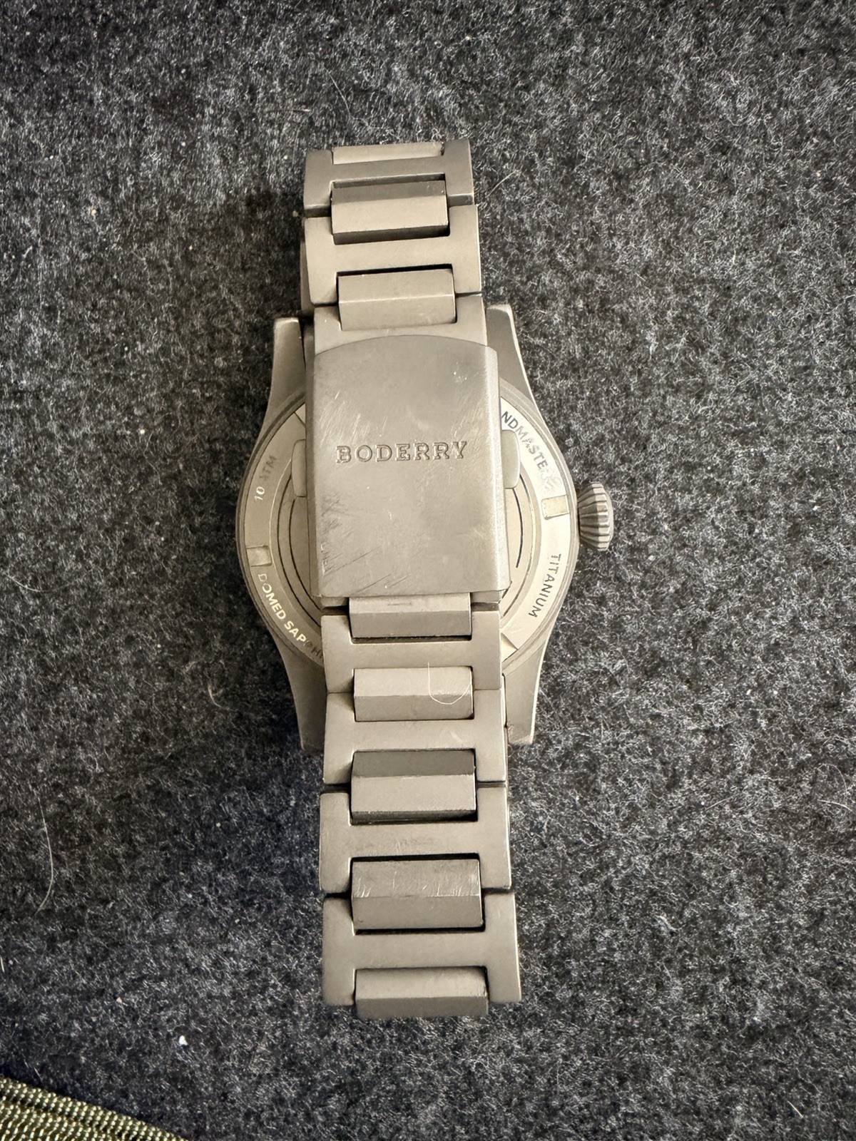 Boderry Land Master Automatic Watch Titanium Oliv… - image 6