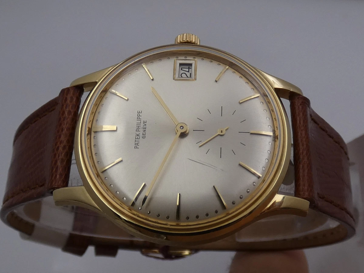 PATEK PHILIPPE CALATRAVA AUTOMÁTICO 3514 REPARADO EN PATEK ORO 18KT '1963 + CAJA