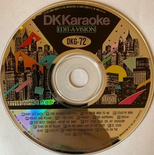 DK KARAOKE EDIT-A-VISION DISC DKG - 72 - MOST REQUESTED - RARE - OOP