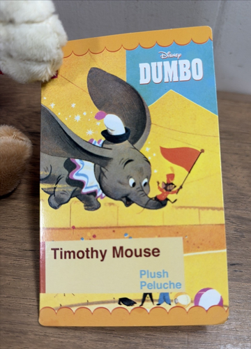 Disney Dumbo 7” Plush Timothy Mouse Store Exclusive New Ringmaster NWT - Picture 3 of 11