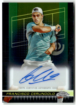Topps Chrome 2024 Tennis No. TCA-FCO Francisco Cerundolo Auto