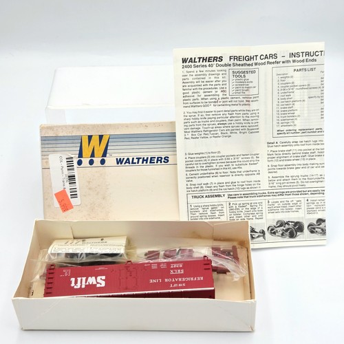 Walthers HO 932 2428 40' Madera Frigorífico Swift SLRX #6327 Kit Nuevo en Caja 1985 | Zustand: New