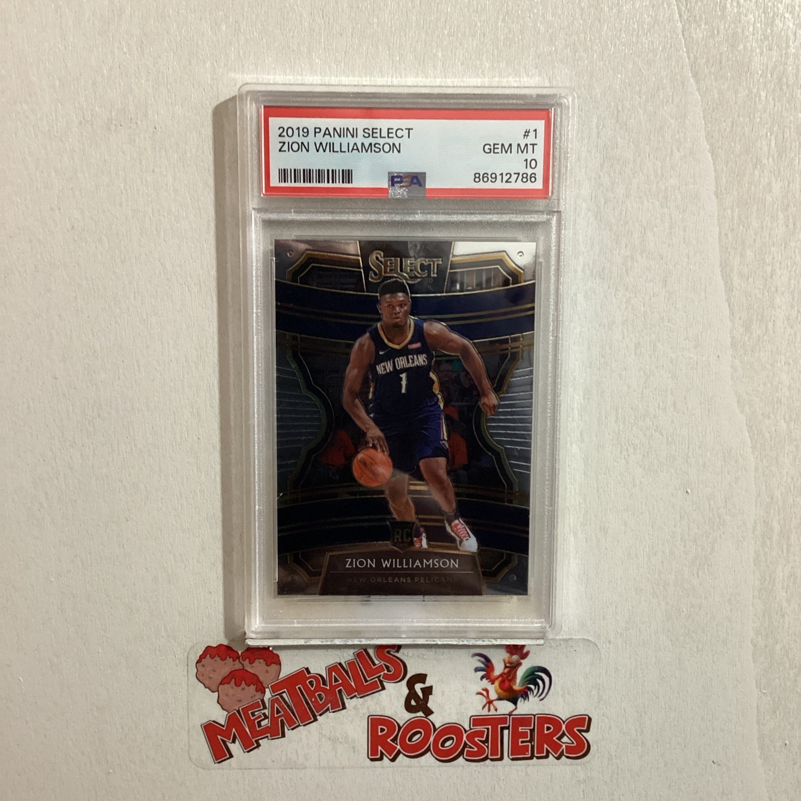 2019 Panini Select Zion Williamson #1 Rookie PSA 10