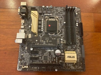 Asus Z170M-PLUS LGA 1151 Motherboard For Parts Read