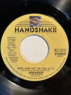Sneaker  More Than Just The Two Of Us  Handshake 7  45 VG++